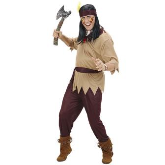 Kostüm "Heldenhafter Indianer" 4-tlg.