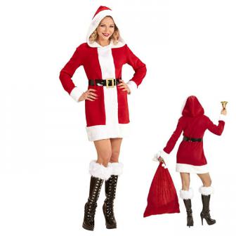 Kostüm "Miss Santa Claus" 2-tlg.