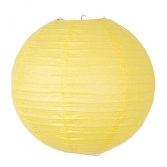 Großer einfarbiger Lampion-45 cm-gelb
