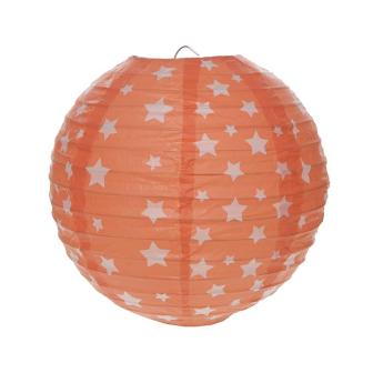 Lampions "Kleine Sterne" 2er Pack-lachs