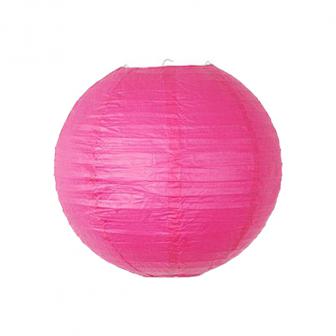 Großer einfarbiger Lampion-35-cm-pink