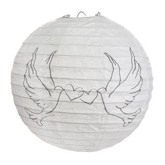 Lampions "Turteltauben" 2er Pack