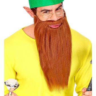 Langer Vollbart-braun