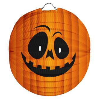 Laterne "Kürbisgesicht" 22 cm