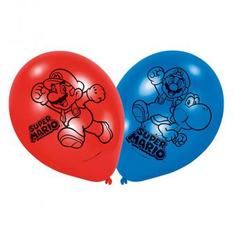 Luftballons "Super Mario" 6er Pack