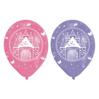 Luftballons "Zauberhafte Burg" 6er Pack