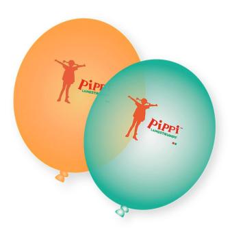 Luftballons Pippi Langstrumpf 8er Pack