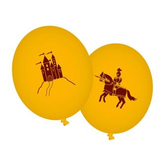 Luftballons "Ritter und Burg" 8er Pack