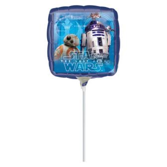 Luftbefüllter Folien-Ballon "The last Jedi" 16 cm