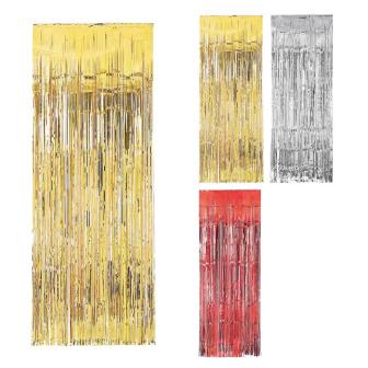 Metallic-Türvorhang Lametta Glamour 241 cm