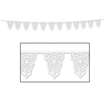 Motiv-Girlande "Spinnweben" 4,57 m