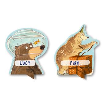 Namenskarten Dr. Brumm 8er Pack