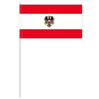 Papier-Fahnen "Österreich" 10er Pack