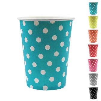 Pappbecher "Punkte-Spaß" 10er Pack