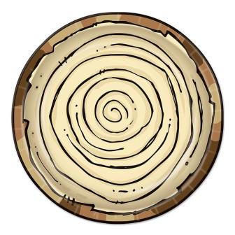 Pappteller "Der Natur auf der Spur" 8er Pack