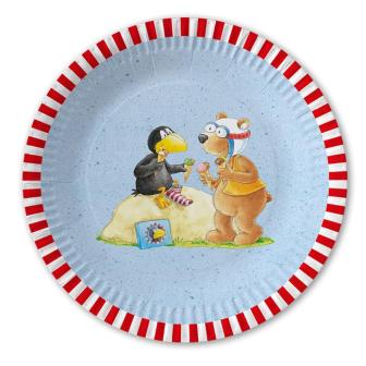 Pappteller "Kleiner Rabe Socke" 8er Pack