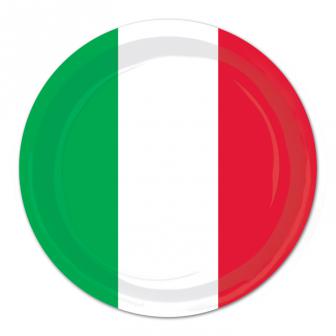 Pappteller Mexico-Italien 8er Pack