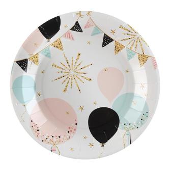Pappteller "Sparkling Celebration" 10er Pack
