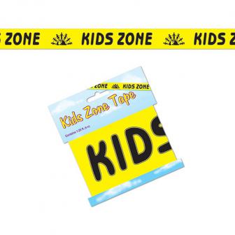 Party-Absperrband "Kids Zone" 6 m 