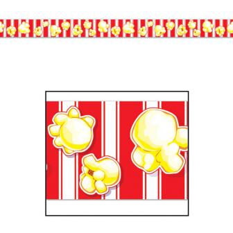 Party-Absperrband Popcorn 6 m