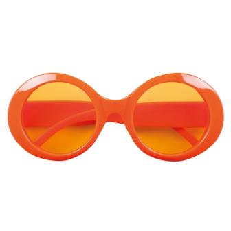 Party-Brille "Bunte Jackie" -orange