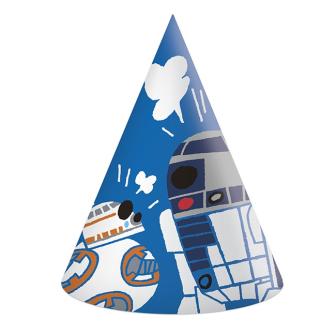Party-Hütchen "Star Wars - Comic Wars" 6er Pack