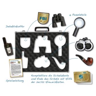 Party-Spiel "Detektiv Spurensuche" 14-tlg.