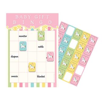 Party-Spiel "Zauberhaftes Karussell" Bingo 10er Pack