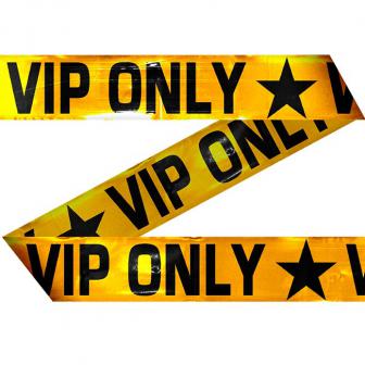 Party-Absperrband "VIP ONLY" 15 m