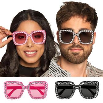 Partybrillen Bling Bling 2-tlg.