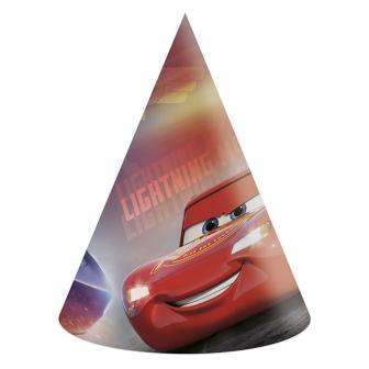 Partyhütchen "Blitzschnelle Cars" 6er Pack