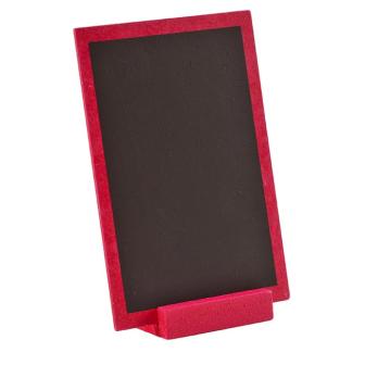 Personalisierbare Holz-Tafel mit Aufsteller 15 x 10 cm-pink