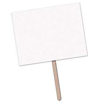 Personalisierbare Raumdeko "Blanko-Schild" 61 cm
