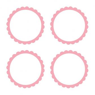 Personalisierbare Sticker 20er Pack-rosa