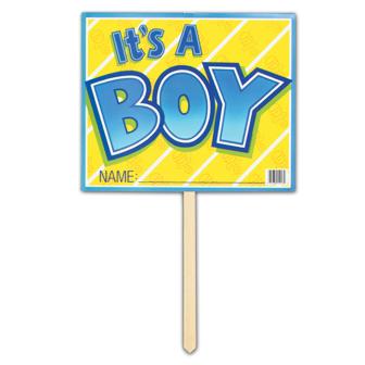Personalisierbares Raumdeko Schild "It´s a boy" 61 cm