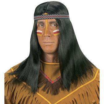 Perücke "Indianer"