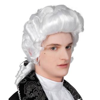 Perücke mit Zopf "Barock"