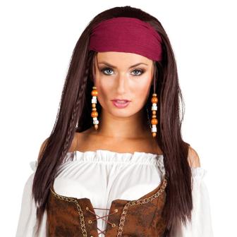 Perücke "Wilde Piratin"