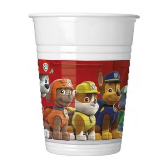 Plastikbecher "Mutige Paw Patrol" 8er Pack