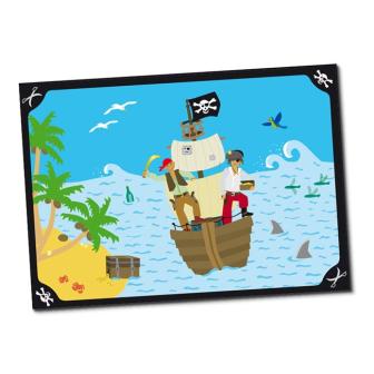 Platzset "Aufregende Piratenreise" 6er Pack