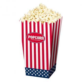 4er Pack Popcorn-Tüten Popcorn-Schalen  "Hollywood" Party Deko 