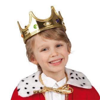 Prachtvolle Krone Königskind gold