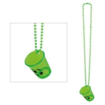 Schnapsglas mit Kette "Fußball" 5,8 cm