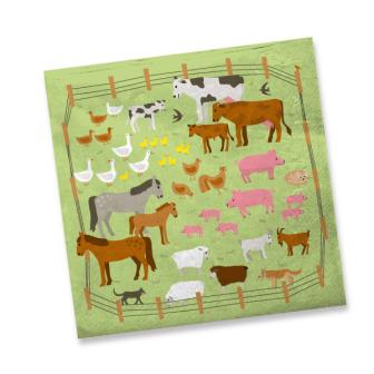 Servietten "Auf dem Bauernhof" 20er Pack