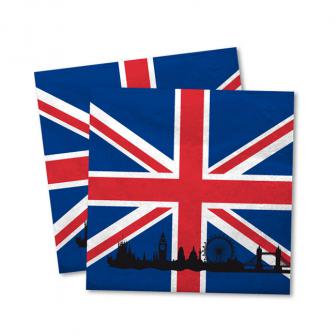 Servietten "England - London" 20er Pack
