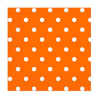 Servietten "Happy Day" 20er Pack-orange