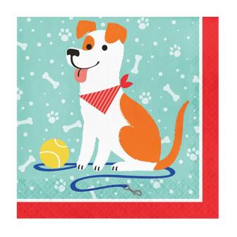 Servietten "Hunde Party" 16er Pack