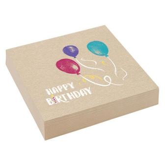 Servietten "My Birthday Party" 20er Pack