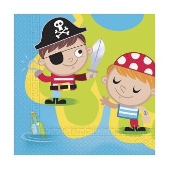 Servietten "Niedliche Piraten" 20er Pack