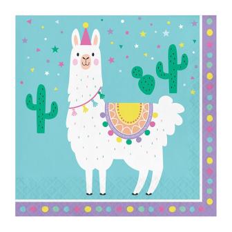 Servietten "No Drama Lama" 16er Pack